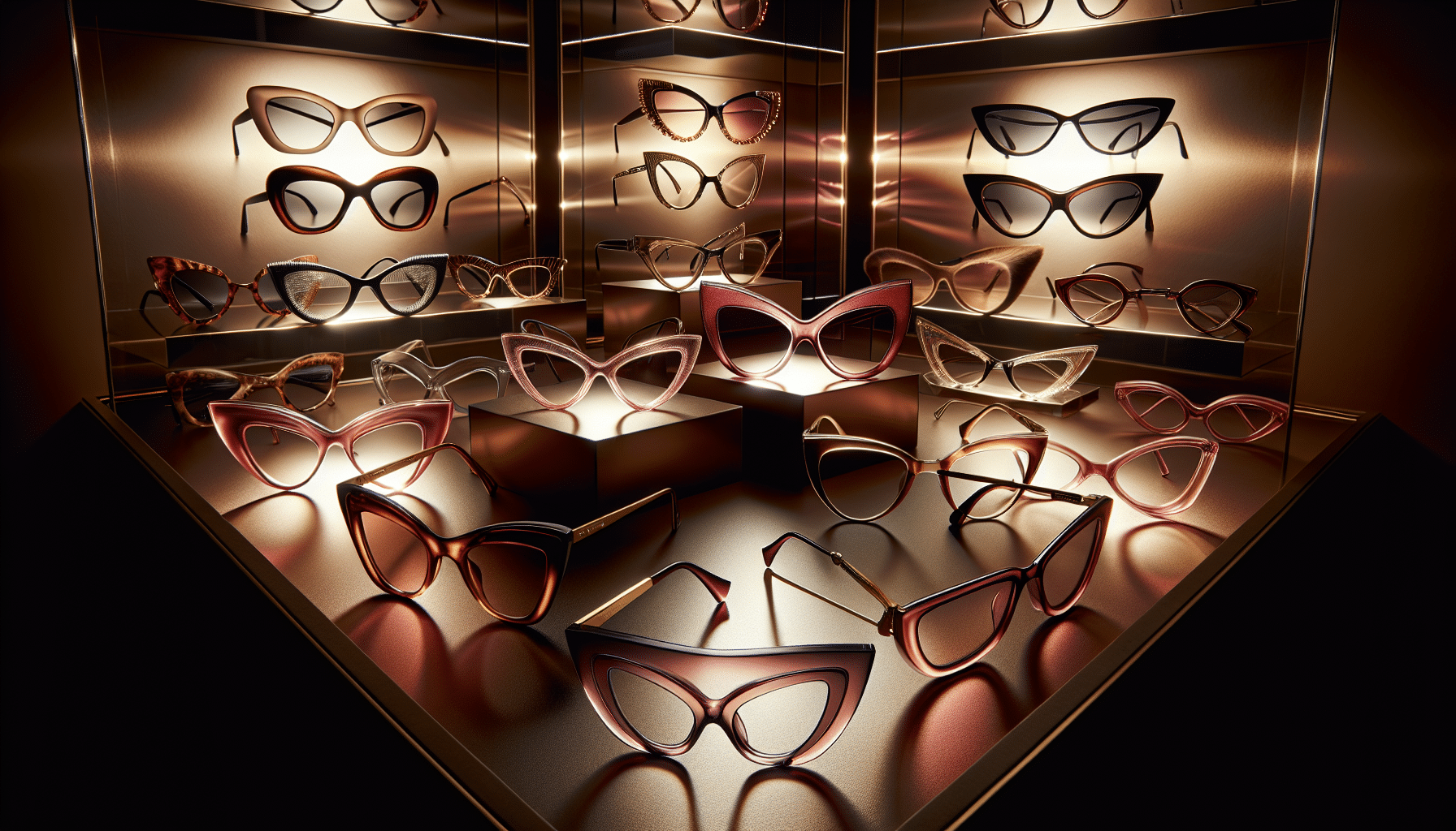 cat eye glasses fetish