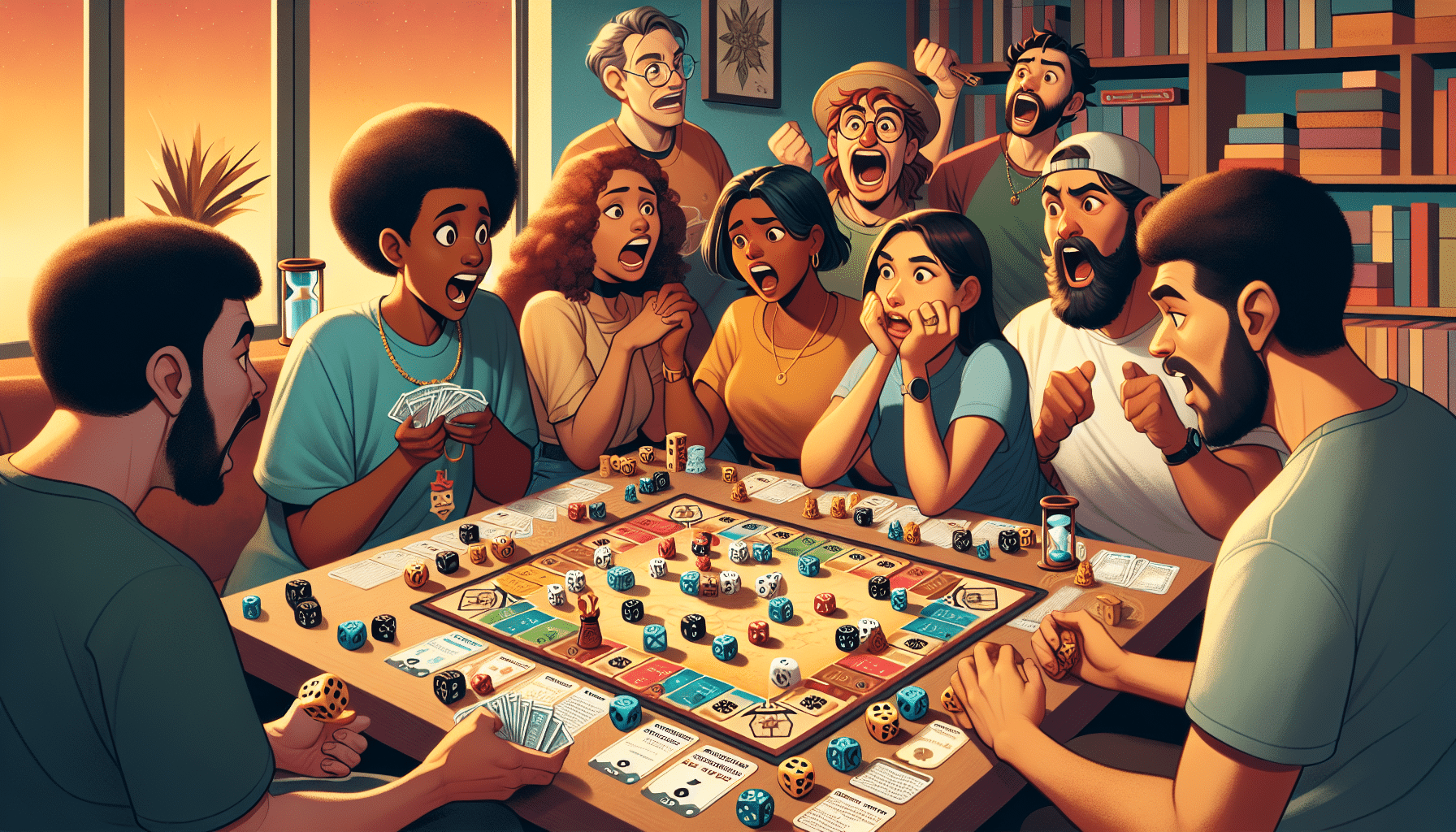 dice based domination games