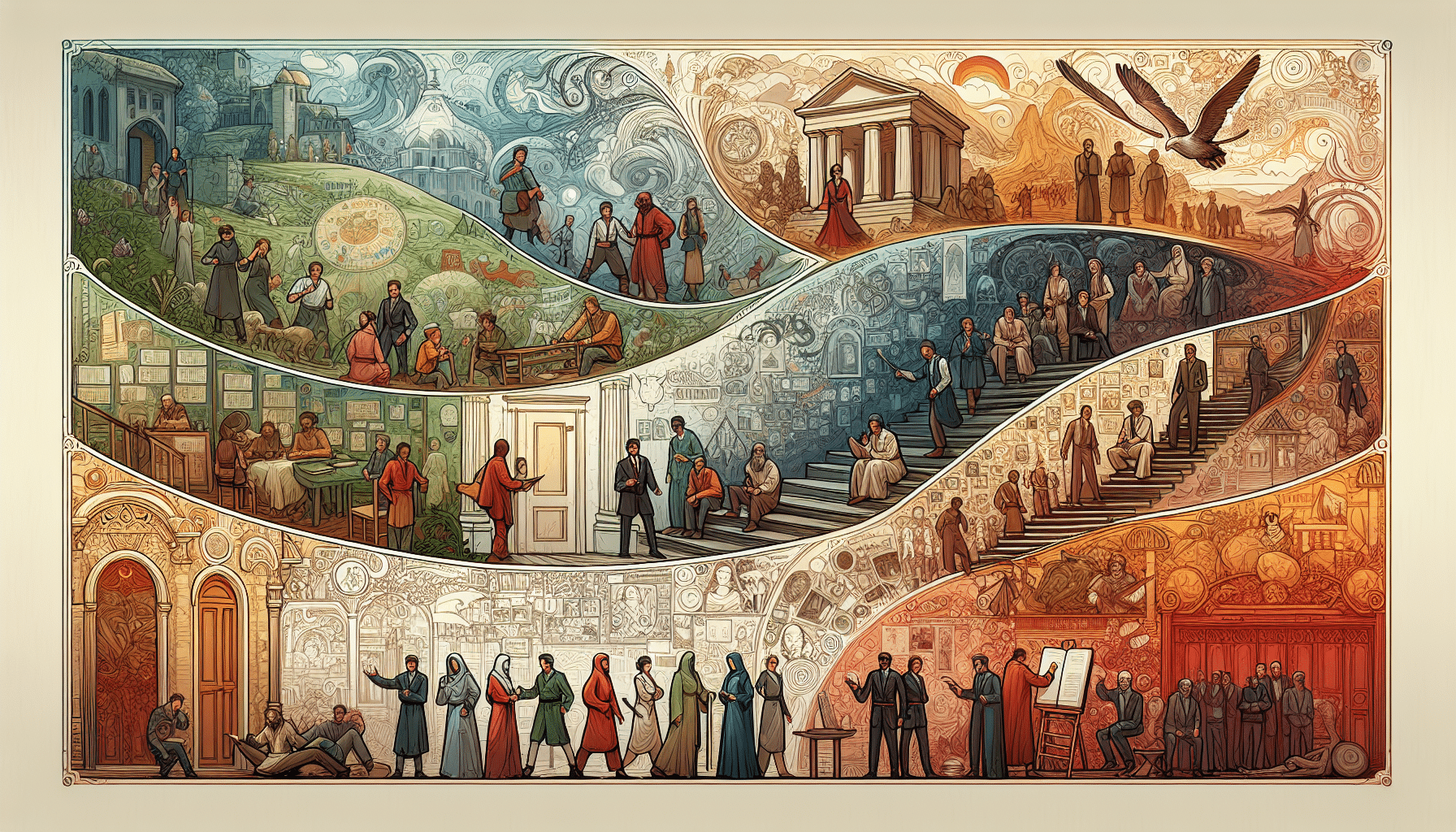 narrative reflects characteristics