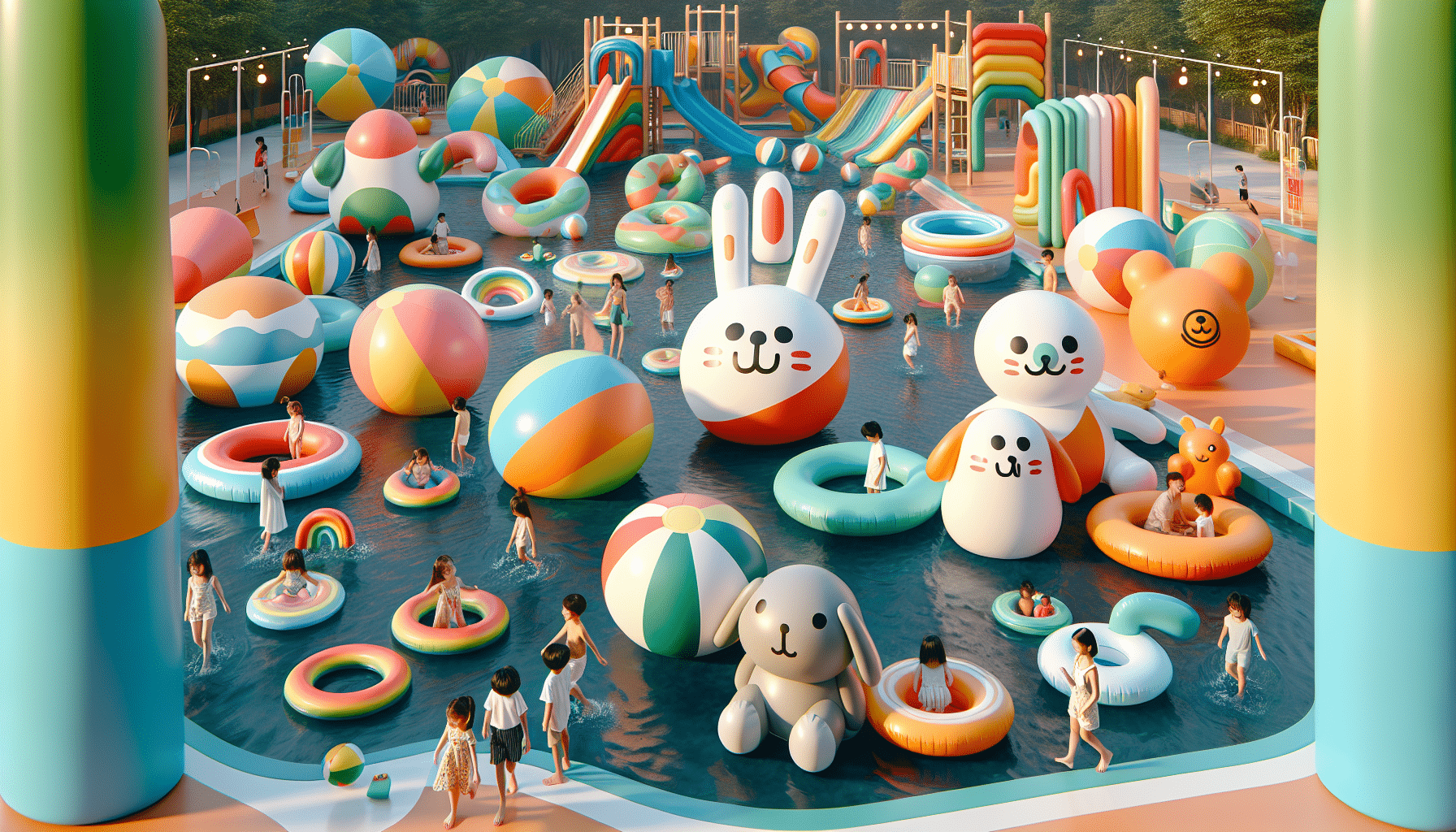 inflatable latex play