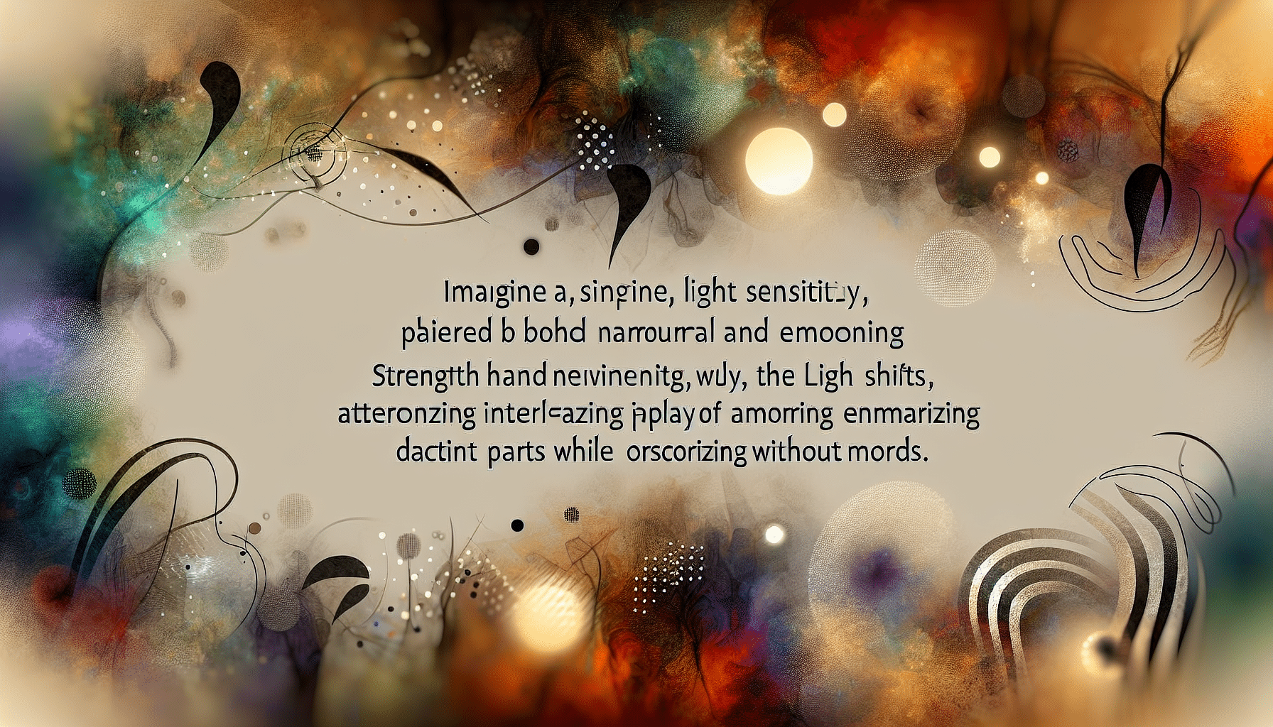 light sensitivity play