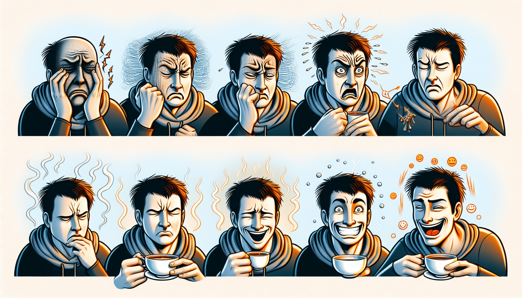 sensations discomfort pleasurable