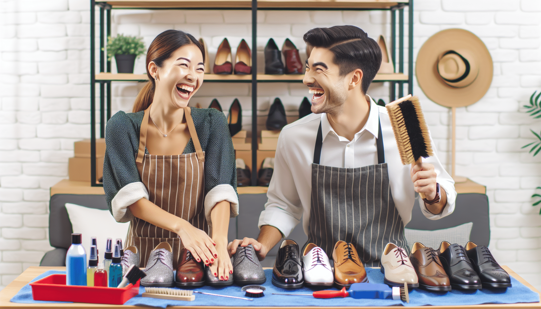 shoe cleaning roleplay