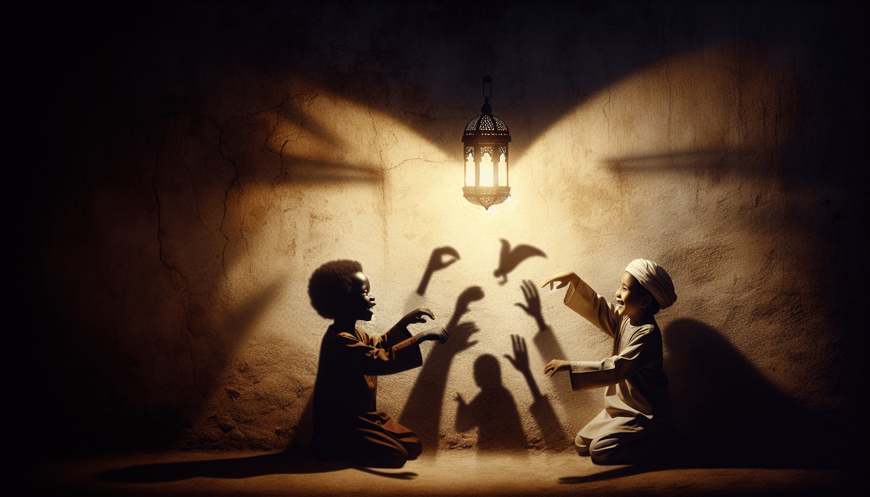 teasing with shadows play