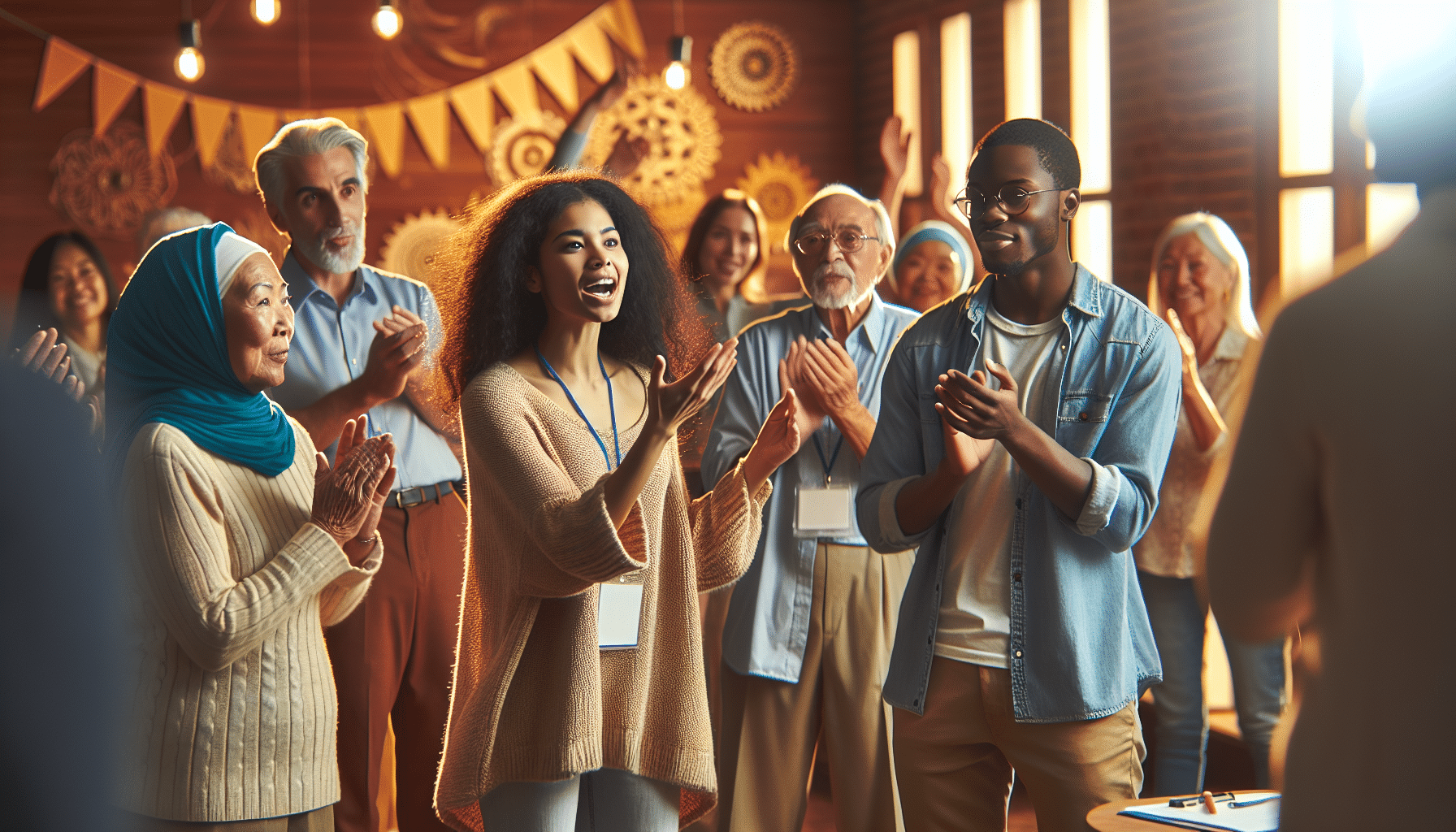 participants enthusiastic involvement