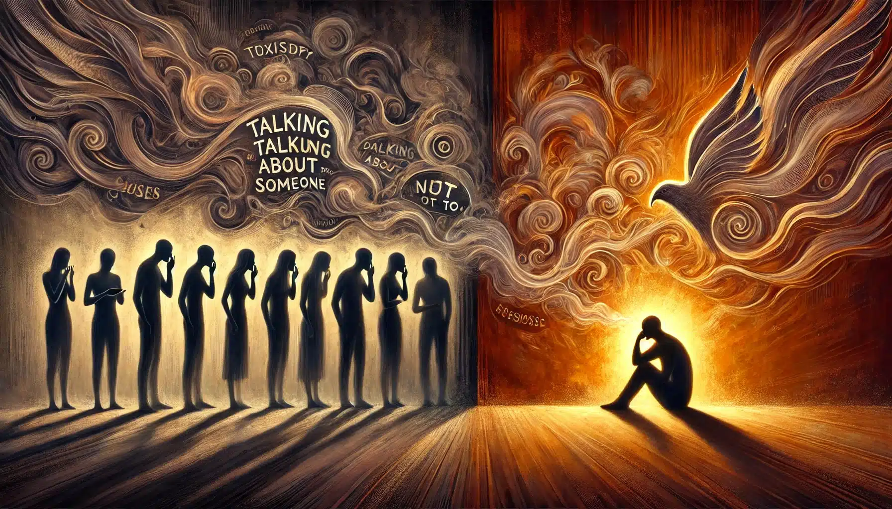 The Toxicity Of Talking About But Not To Someone