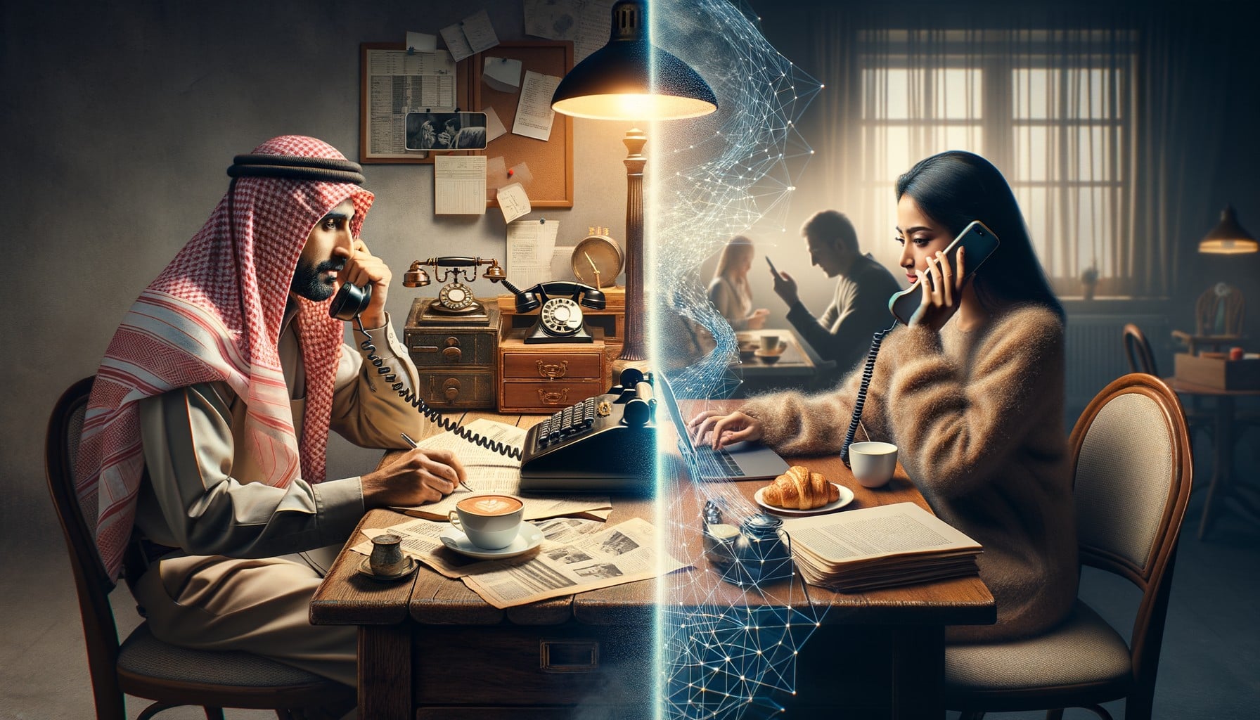 accompanied communication established