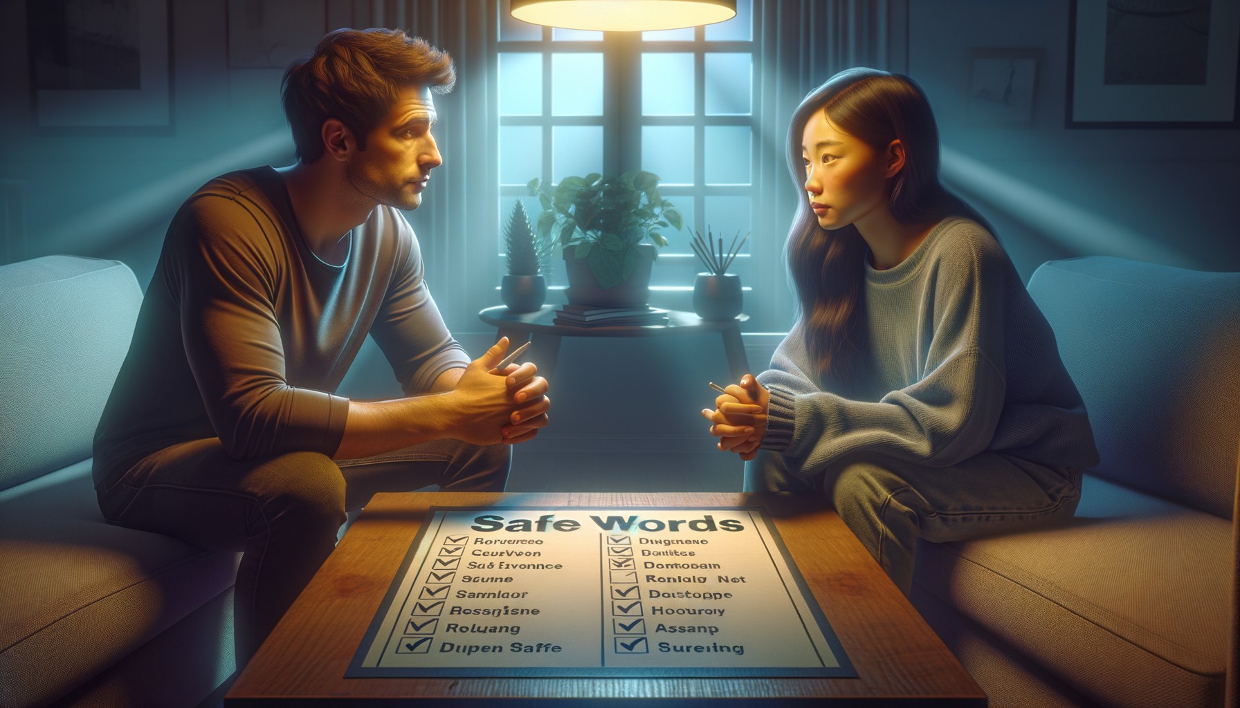 Establishing safewords communication