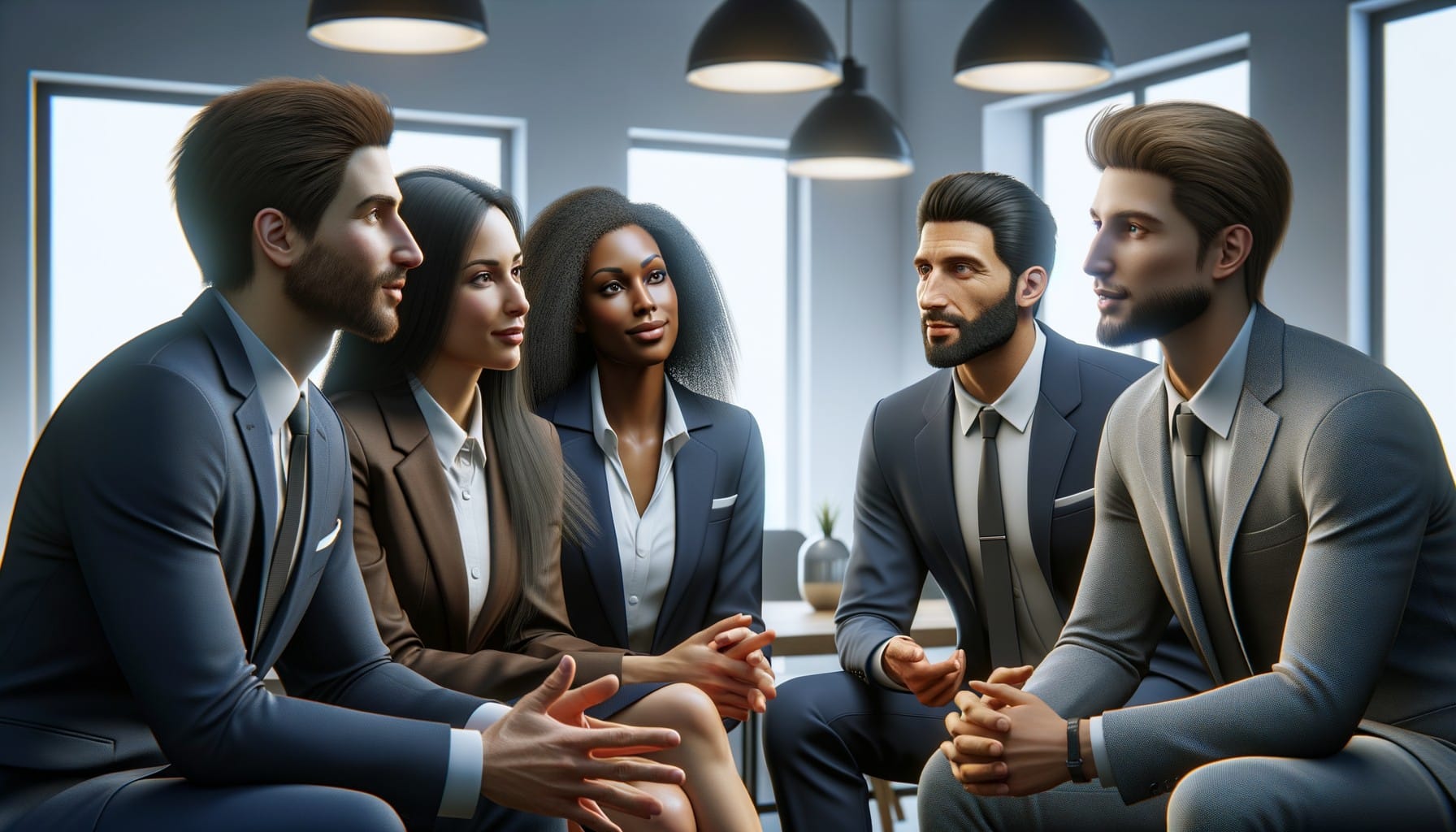 participants establish communication