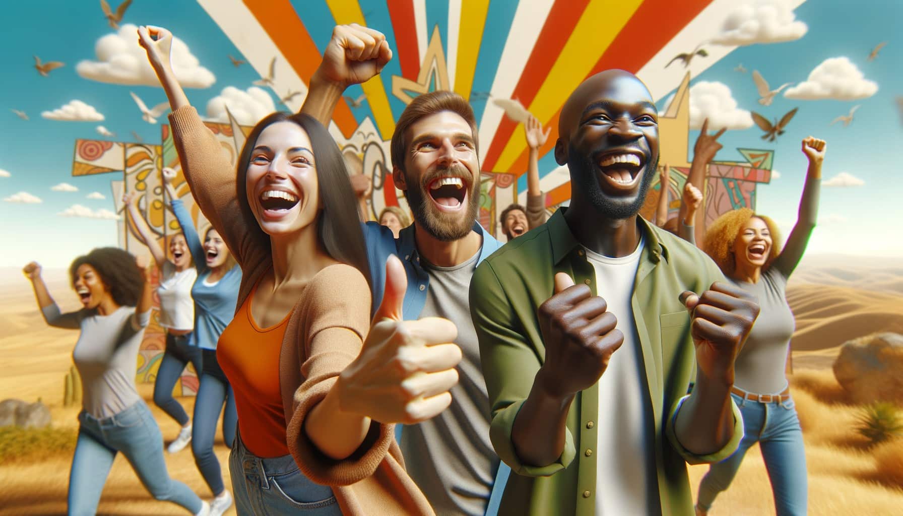 responding positively enthusiastically