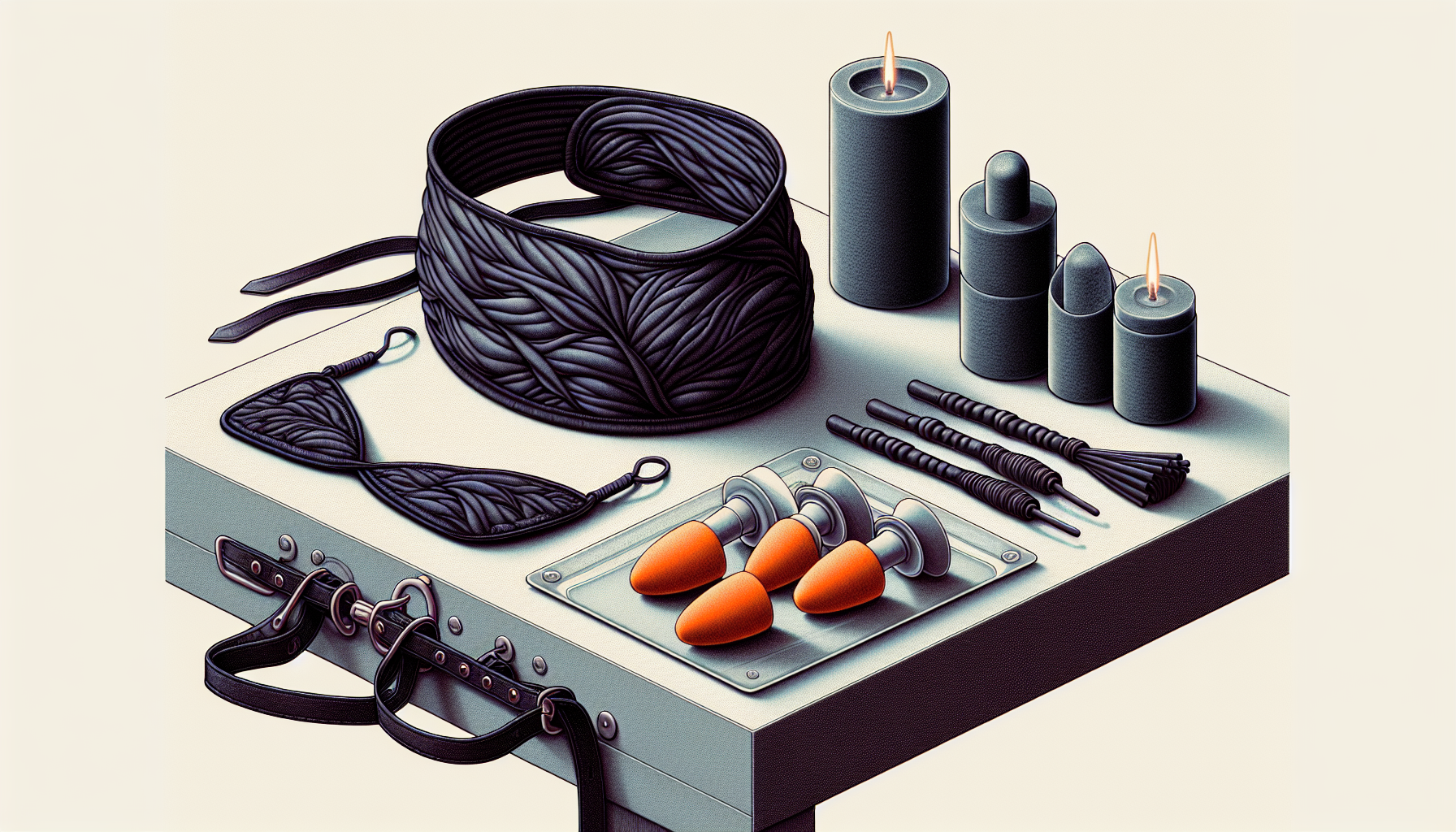 Maximize Your Pleasure: Exploring Sensory Deprivation and Sensation Play 4 - Consent Culture Various sensory deprivation tools